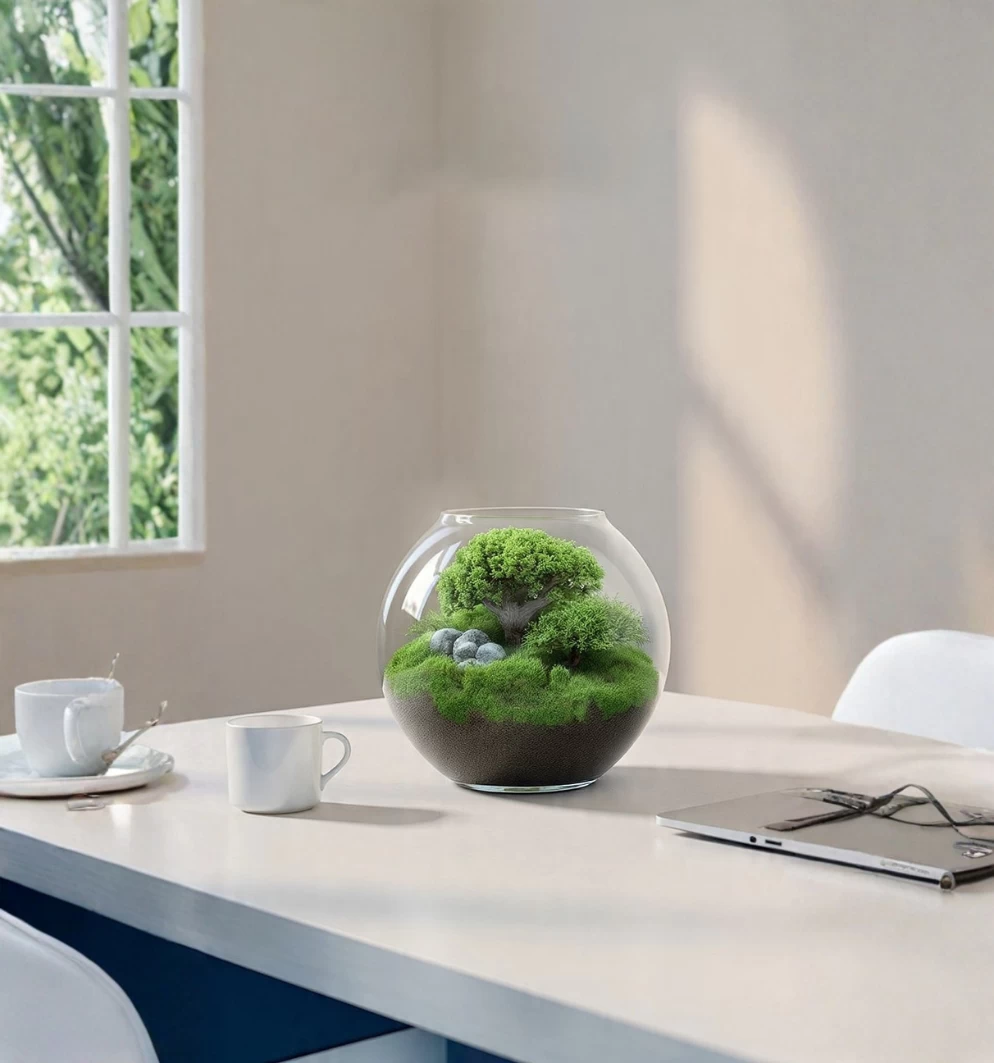 Preserved Moss Terrarium