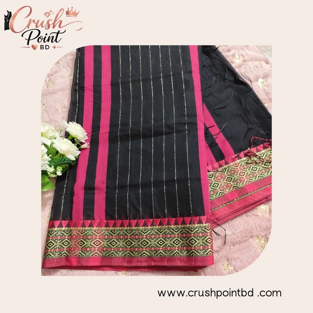 কটন তাঁত শাড়ি